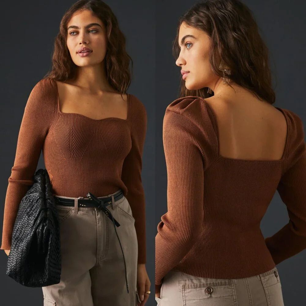 Anthropologie Callahan Sweetheart Sweater Size XS NWT $118